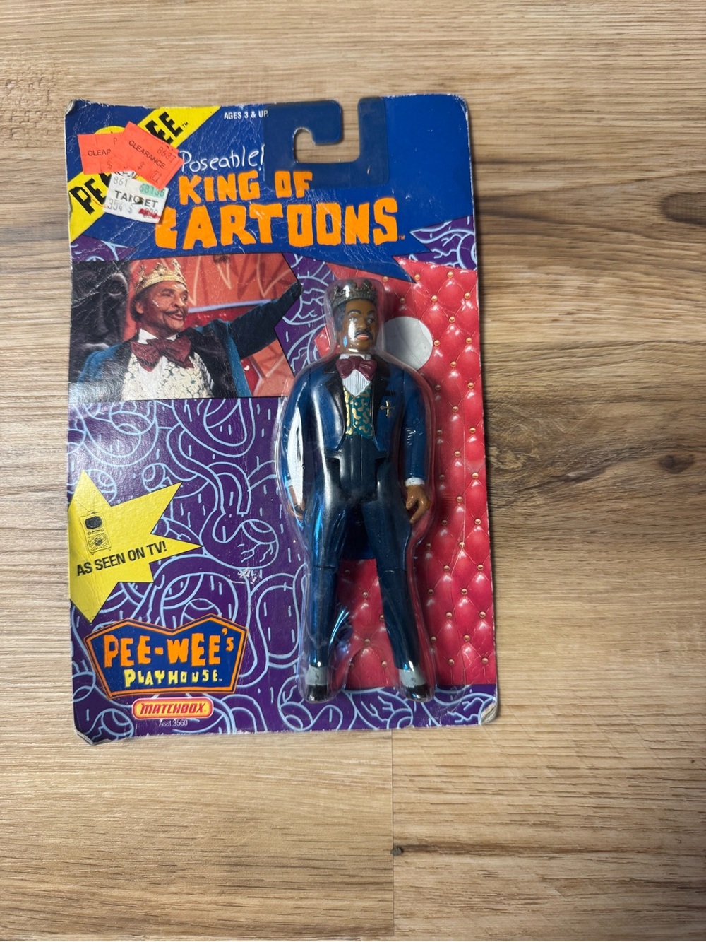 Vintage 1988 Matchbox Pee-Wee’s Playhouse King of Cartoons Figure